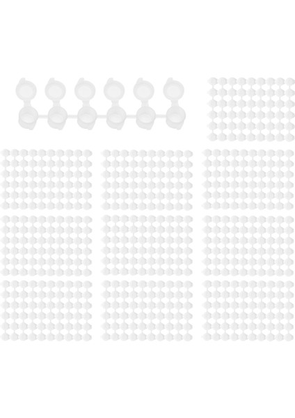 100 Şerit 600 Kap Boş Boya Şeritleri Boya Kabı Malzemeleri (3 Ml/0.1 Oz) (Yurt Dışından) modelleri