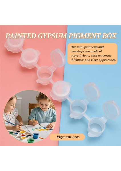 100 Şerit 600 Kap Boş Boya Şeritleri Boya Kabı Malzemeleri (3 Ml/0.1 Oz) (Yurt Dışından) indirimleri