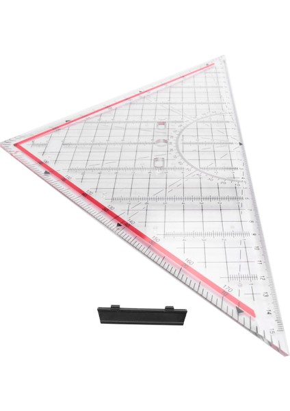 30CM Çizim Üçgen Cetvel Çok Işlevli Çizim Tasarım Cetveli (Yurt Dışından)