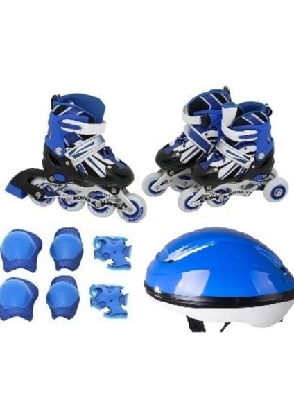 Red Paten Set Üç Fonksiyonlu Paten + Kask + Koruyucu Set