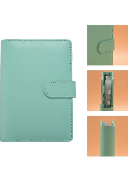 Bütçe Dosyası, A6 Pu Deri Defter Planlayıcı Düzenleyici Yeşil (Yurt Dışından)