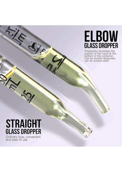 2 Paket 1 ml Cam Damlalıklı Pipet, Damlalıklar, Eğik ve Düz Uçlar (Yurt Dışından) indirimleri