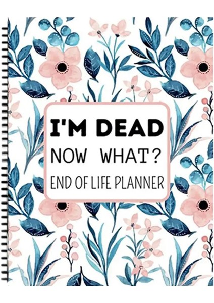 Şimdi Öldüm Ne Planlayıcısı Ölüm Planlayıcısı Defter Kırtasiye Malzemeleri (Yurt Dışından)