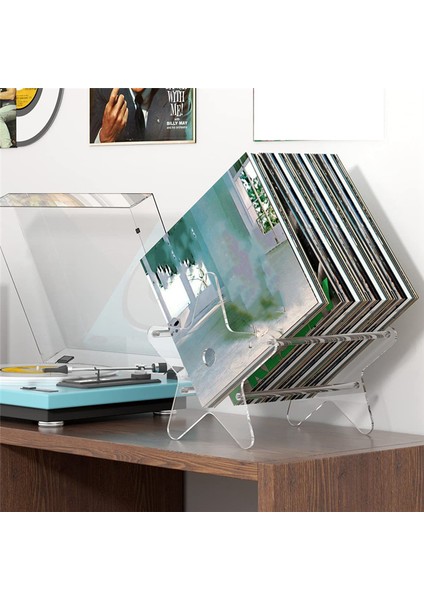 Vinil Plak Saklama Standı, Tekli ve Katlanır Albümler Için Sergileme Standı (Yurt Dışından)