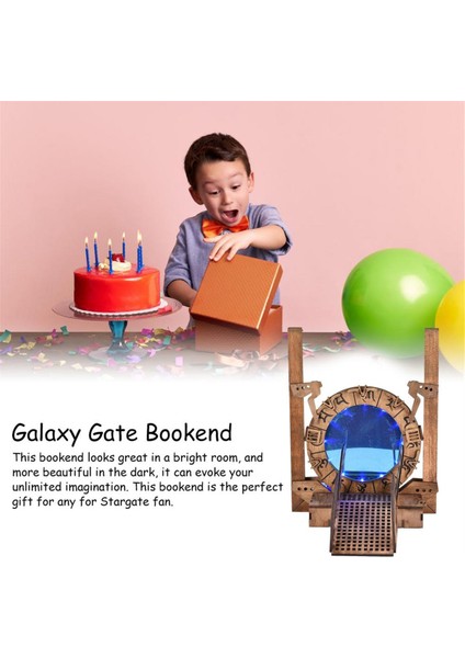 Stargates Kitap Ayracı Galaxy Gate Ofis Kitap Rafı Için Kitap Ayraçları (Yurt Dışından)