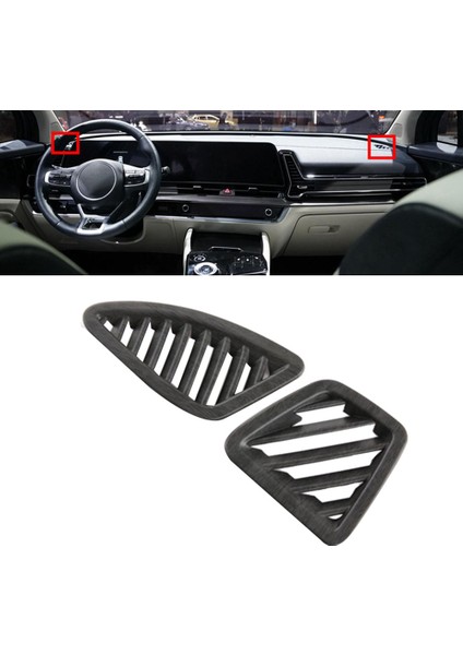 Kia Sportage Nq5 2022 2023 Için Şeftali Ahşap Araba Ön Üst Hava Çıkış Paneli Kapak Trim (Yurt Dışından)