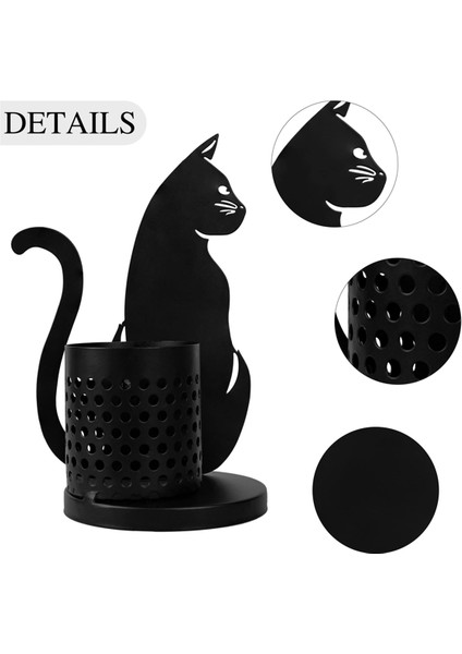 Masa Düzenleyici Kalemlik Masa Orta Parçası B Için Kedi Kalemlik (Yurt Dışından)