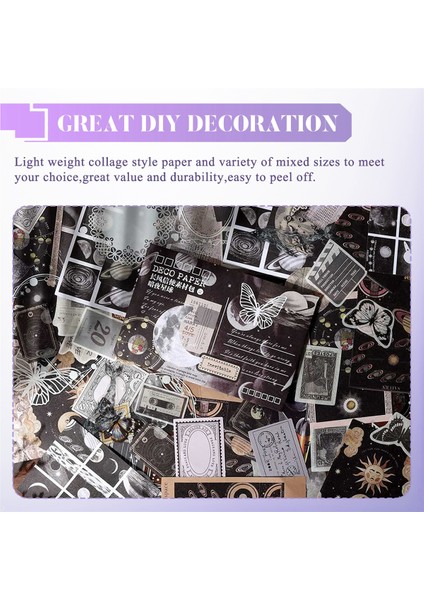 Estetik Süsleme Için 100 Adet Vintage Scrapbooking Etiketi (Yurt Dışından)