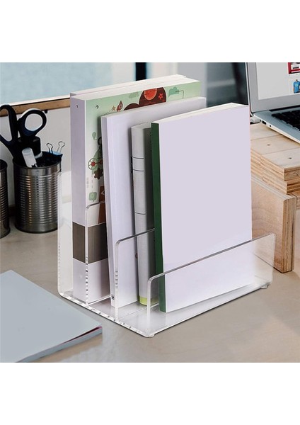 3 Bölmeli Dikey Masaüstü Düzenleyici Ofis Dosya Sıralama Standı Rafı (Yurt Dışından)