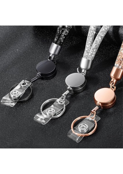 Kimlik Rozetleri Için Boyun Askıları 9'lu 3'lü Set Bling Rozet Boyun Askısı (Yurt Dışından)