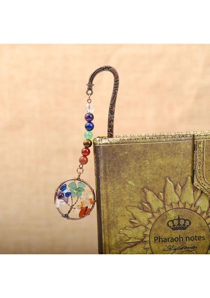 Çakra Kristal Ayracı Kadın Öğrenci Öğretmen Için Vintage Ayraçlar (Yurt Dışından)