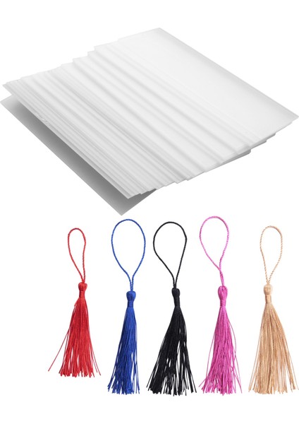 40 Adet Akrilik Ayraç Boş Şeffaf Dıy Tamamlanmamış Mini Kitap Ayraçları (Yurt Dışından)