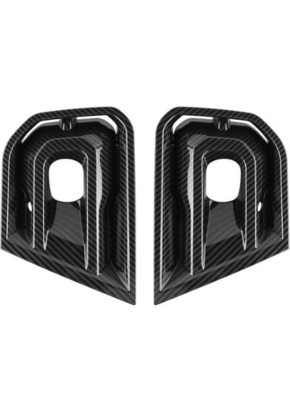 Araba Karbon Fiber Desen Ön Tampon Sis Lambası Kapağı Trim Ön Sis Lambası Çerçevesi Ford Ranger 2023+ Için (Yurt Dışından)