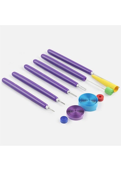 Kağıt Kıvırma Aletleri Yuvalı Kit Kendin Yap Kağıt Kart Yapımı Proje Aracı (Yurt Dışından)
