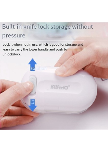 Kw-Trio 3 Delikli Kağıt Delgeç El Tipi Mini Delgeç Sarı (Yurt Dışından)