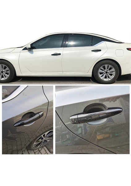 Nissan Rogue X-Trail 2021 2022 2023 Araba Dış Kapı Kolu Kapağı Döşemesi, Akıllı Delikler, Abs Karbon Fiber (Yurt Dışından) fırsatları