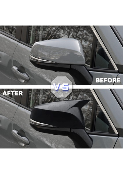 Toyota Sienna 2021 2022 Için Araba Yan Dikiz Aynası Kapağı Trim Etiket Kalıplama Aksesuarları, Abs Karbon Fiber Boynuz Tarzı (Yurt Dışından) fiyatları