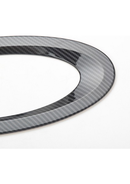 Arka Araba Logosu Amblemi Rozet Yüzük Kapağı Dekoratif Trim Abs Karbon Fiber Ford F150 F-150 2021 2022 Araba Aksesuarları (Yurt Dışından)