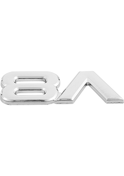 3D Gümüş Oto Motor V8 Araba Arka Amblem Çıkartması Rozet Etiket 7.5x3.5 cm (Yurt Dışından) modelleri