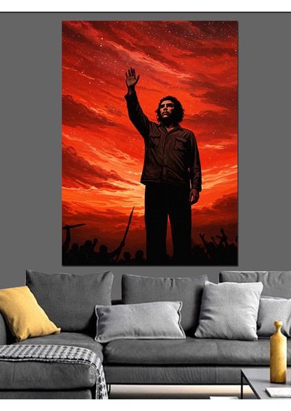 Che Guevara Dekoratif Kanvas - Mdf Ahşap Tablo modelleri