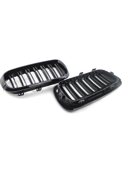 Çift Araba Izgarası Çift Hatlı Ön Böbrek Bmw F15 F16 X5 X6 F85 F86 X5M X6M 2014-2018 Yedek Yarış Izgaraları (Yurt Dışından)