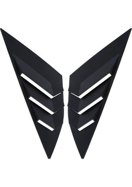 Ford Focus Mk3 St Rs Hatchback 2012-2018 Için Mat Siyah Arka Taraf Havalandırma Çeyrek Pencere Panjur Kepenk Kapağı (Yurt Dışından) fiyatları