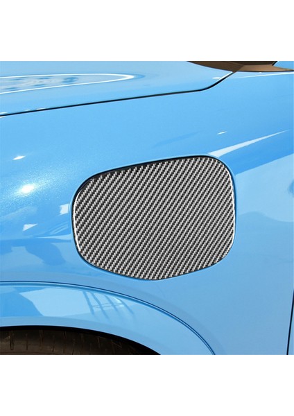 Ford Mustang Mach-E 2021-2024 Araç Şarj Portu Kapağı Trim Sticker Iç Aksesuarlar Için Karbon Fiber (Yurt Dışından)