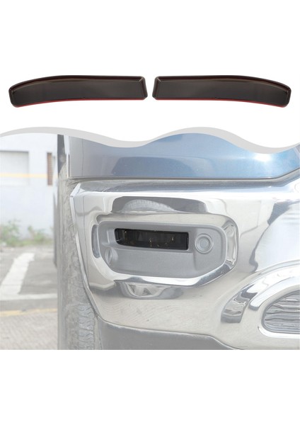 Dodge Ram 1500 2018-2024 Dumanlı Siyah Araba Ön Tampon Sis Lambası Koruyucu Kapak Trim Çıkartmaları Dış Aksesuarlar (Yurt Dışından) fiyatları
