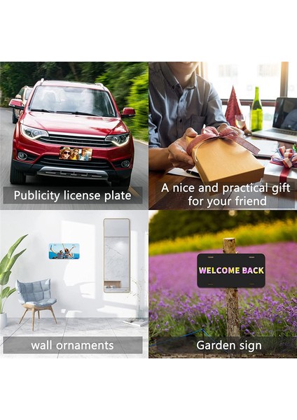 10 Adet Süblimasyon Plaka Boş Isı Termal Transfer Sayfası Araba Plaka Etiketi Araba Dekorasyonu Için Özel, 12X6IN (Yurt Dışından) indirimleri