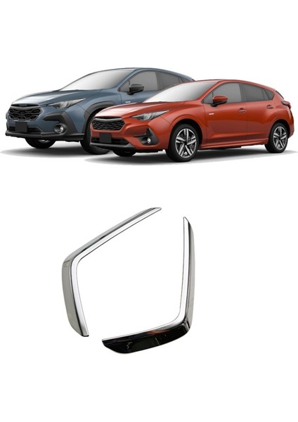Suu Crosstrek Impreza 2024 Araba Ön Tampon Sis Lambası Kaş Kapağı Trim Aksesuarları (Yurt Dışından) modelleri
