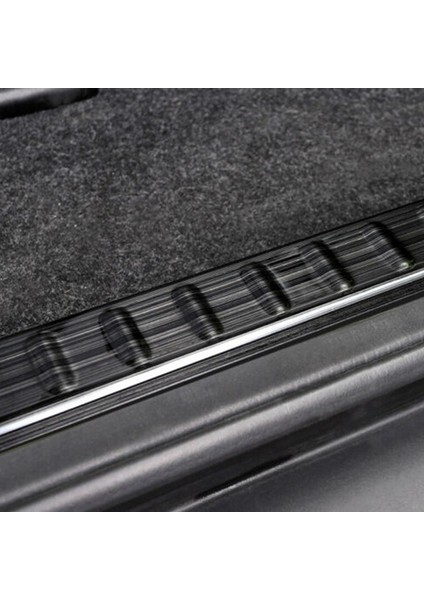 Araba Arka Bagaj Kapağı Bagaj Kapağı Iç Koruma Arka Tampon Itişme Eşik Plakası Suzuki Jimny Için JB64 JB74W 2019 2020 Siyah (Yurt Dışından)