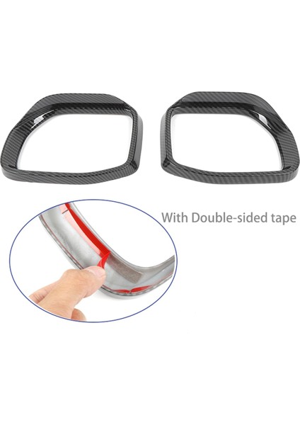 Araba Geri Vites Aynası Yağmur Kaş Çerçeve Dekorasyon Kapak Ford Maverick 2022+ Aksesuarları Için, Abs Karbon Fiber (Yurt Dışından) fırsatları