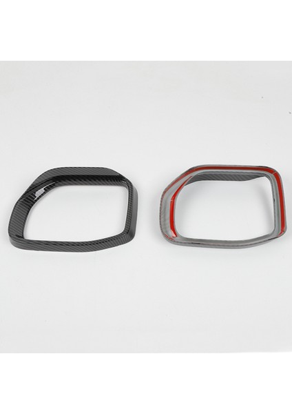 Araba Geri Vites Aynası Yağmur Kaş Çerçeve Dekorasyon Kapak Ford Maverick 2022+ Aksesuarları Için, Abs Karbon Fiber (Yurt Dışından) indirimleri