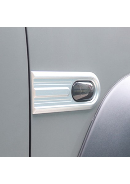 Suzuki Jimny 2019 2020 Araba Yan Çamurluk Dönüş Sinyal Lambası Kapağı Dekorasyon Lambası Koruyucuları Dış Çıkartmalar Gümüş (Yurt Dışından)