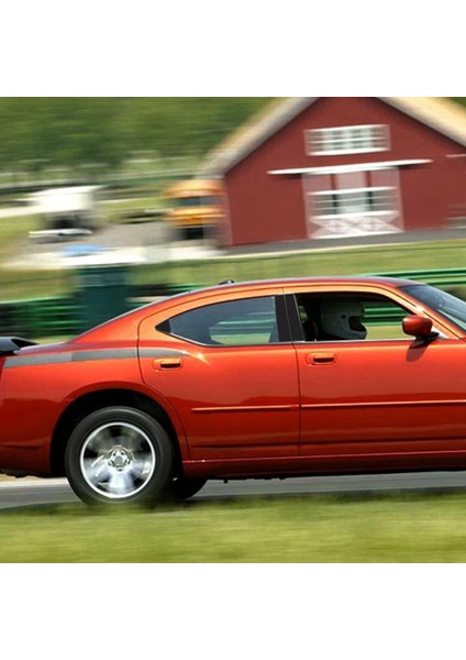 Dodge Charger 2006-2010 Için Araba Pencere Ayağı Sonrası Çıkartma Trim, Yan Kapı Pencere Kapağı Trim Değiştirme (Parlak Siyah) (Yurt Dışından)