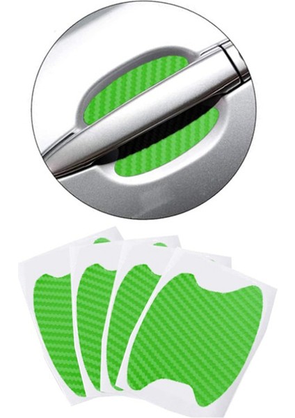 Adet Kapı Kolu Çıkartmaları, Karbon Fiber Çizilmeye Dayanıklı Kapı Dak Muhafızları, Çoğu Araba Koluna Uyar 6.8x8.5cm Kırmızı (Yurt Dışından) modelleri