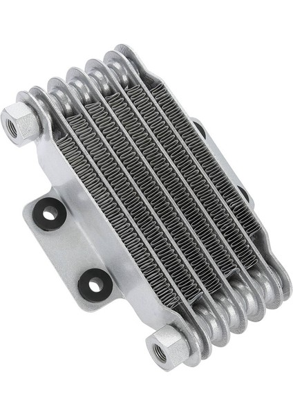 Motosiklet Motor Yağı Soğutucu Soğutma Radyatörü 85 ml Evrensel Gümüş Alüminyum 100CC-250CC Motosiklet Dirt Bike Atv (Yurt Dışından)