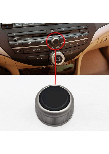 39103TA0A31 Honda Accord 2008 - 2013 Crosstour 2011 - 2016 Için Uygun Ses Düğmesi (Yurt Dışından)