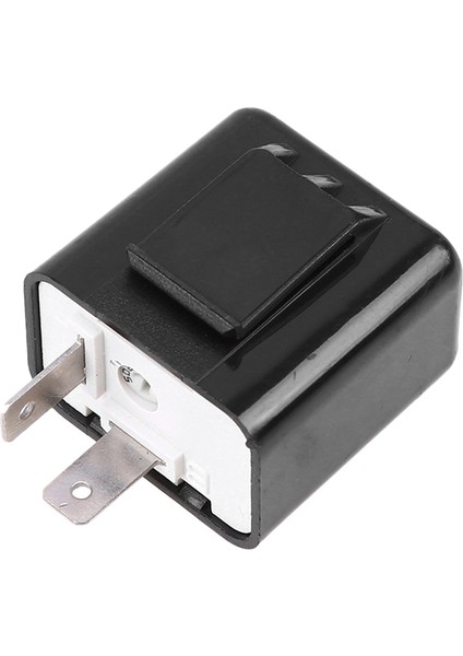 2 Adet 12V 2 Pin LED Flaşör Frekans Rölesi Dönüş Sinyal Göstergesi Motosiklet Motosiklet Tamir Motosiklet Flaşörü Siyah (Yurt Dışından)