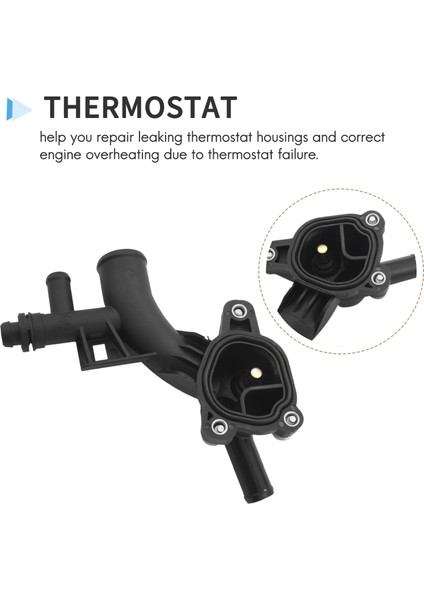 25193922 902-846 Motor Soğutma Suyu Termostatı ve Muhafaza Grubu Radyatör Soğutma Suyu Termostatı Konut Ekipmanları Chevrolet Cruze/sonic Için Fit (Yurt Dışından)