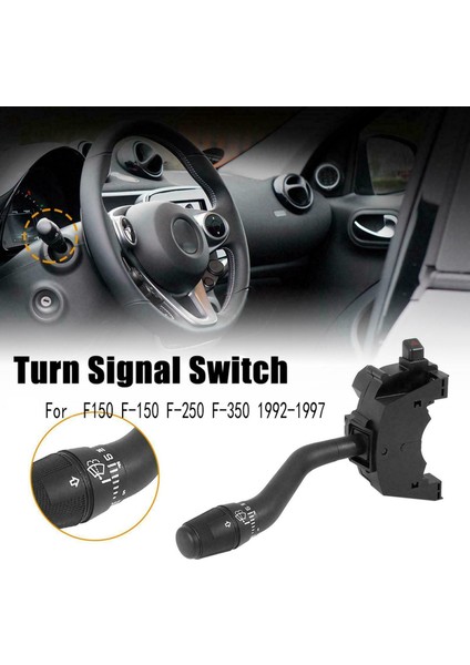 Araba Kombinasyon Anahtarı Silecek Anahtarı Dönüş Sinyali Anahtarı Kolu F3TA-13K359-DA Ford F150 F-150 F-250 F-350 1992-1997 (Yurt Dışından)