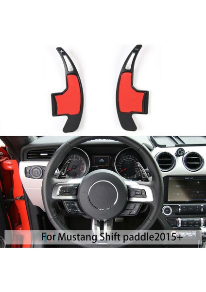 Araba Kürek - Vites Uzantısı, Direksiyon Simidi - Vites Kürek Vites Uzantısı Dekoratif Ford Mustang 2015-2019 Için (Yurt Dışından)