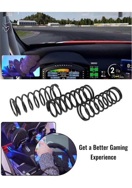 Logitech G25 G27 G29 G920 Yarış Direksiyonu Için Fren Pedalı Gaz Kelebeği Debriyaj Pedalı Yay Takımı (Yurt Dışından)