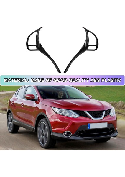 Nissan Qashqai J11 X-Trail Teana Altima 2013-2018 Karbon Fiber Direksiyon Simidi Anahtarı Düğme Kapağı Kapak Şerit Trim (Yurt Dışından)