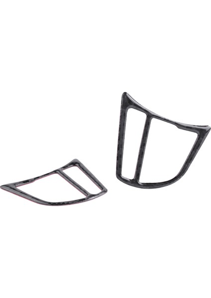 Karbon Fiber Direksiyon Simidi Düğmesi Sticker Kapağı Trim Çerçeve Dekorasyonu -Bmw 3 4 Serisi Gt F30 F32 F34 2013-2017 (Yurt Dışından)
