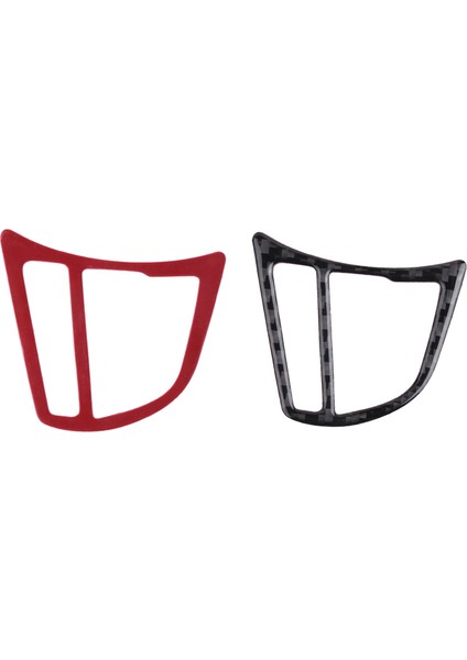 Karbon Fiber Direksiyon Simidi Düğmesi Sticker Kapağı Trim Çerçeve Dekorasyonu -Bmw 3 4 Serisi Gt F30 F32 F34 2013-2017 (Yurt Dışından)