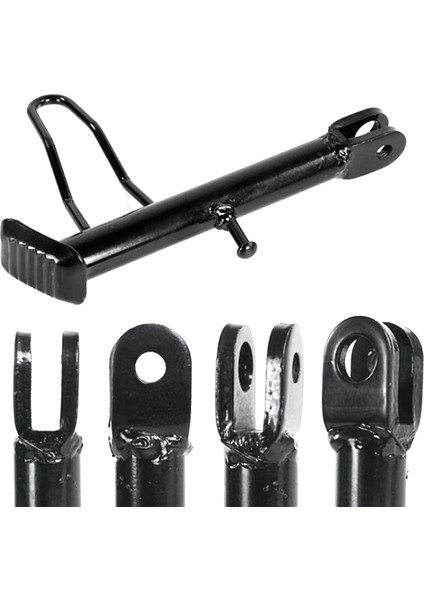 Motosiklet Braketi Yan Destek Yan Braket Ayarlanabilir Braket Seti Ayak Braketi Kaymaz Tip (20 Cm) (Yurt Dışından)