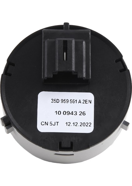 35D959561 Araba Tavan Penceresi Anahtarı Tavan Penceresi Tavan Lambası Anahtarı Düğmesi Vw cc 2010-2013 35D 959 561 Gri (Yurt Dışından)