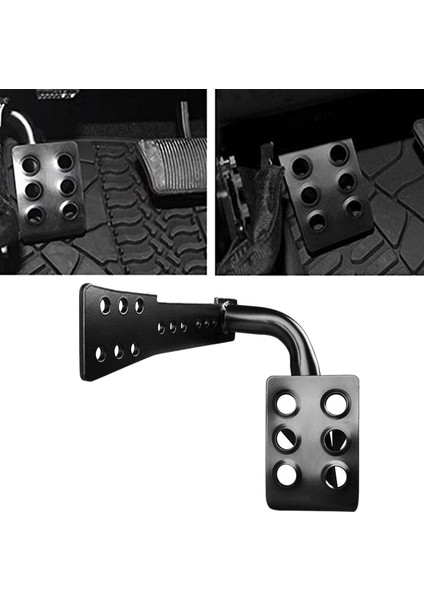Çelik Ölü Pedal Sol Yan Ayak Dayanağı Jeep Wrangler Jk Sınırsız 2007-2018 Rubicon Sahara x Off Road Spor Aksesuarları (Yurt Dışından)