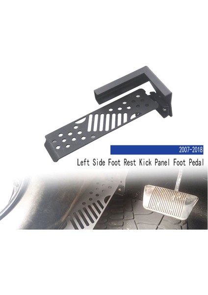Araba Oto Ölü Pedalı Sol Yan Ayak Istirahat Kick Paneli Ayak Pedalı Jeep Wrangler Jl Jlu 2007-2018 Için (Yurt Dışından)